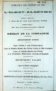 Oran documents divers 1171